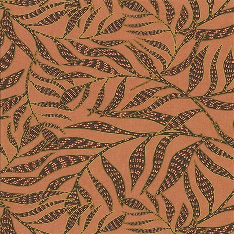 Montrose Coral Leaves Wallpaper