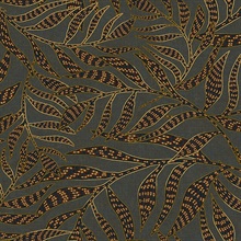 Montrose Multicolor Leaves Wallpaper