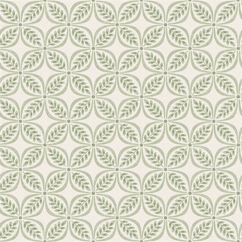 Morgrove Green Trellis Wallpaper