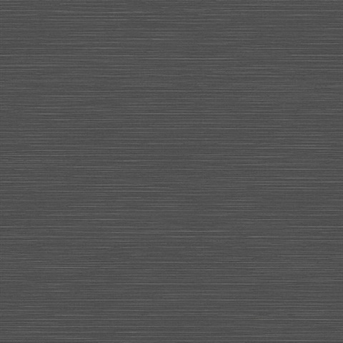 Moroccan Black Sisal Texture Wallpaper