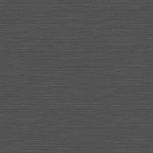Moroccan Black Sisal Texture Wallpaper