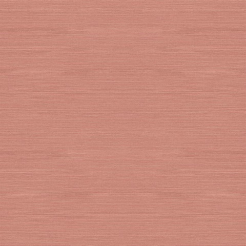 Moroccan Coral Sisal Texture Wallpaper
