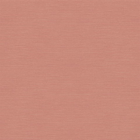 Moroccan Coral Sisal Texture Wallpaper