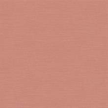 Moroccan Coral Sisal Texture Wallpaper