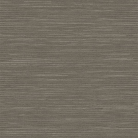 Moroccan Dark Brown Sisal Texture Wallpaper