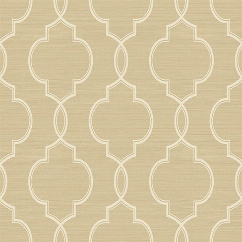 Moroccan Sisal 54 Golden Grain Commercial Wallpaper