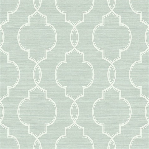 Moroccan Sisal 54 Yucca Green Commercial Wallpaper