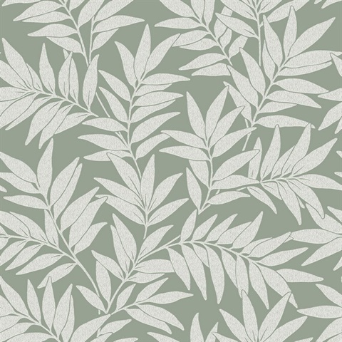 Morris Green Leaf Wallpaper