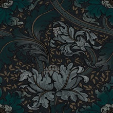 Morris Major Blue Wallpaper