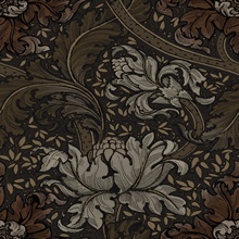 Morris Major Bronze Brown Wallpaper