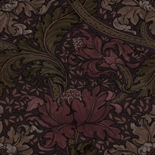 Morris Major Red Wallpaper