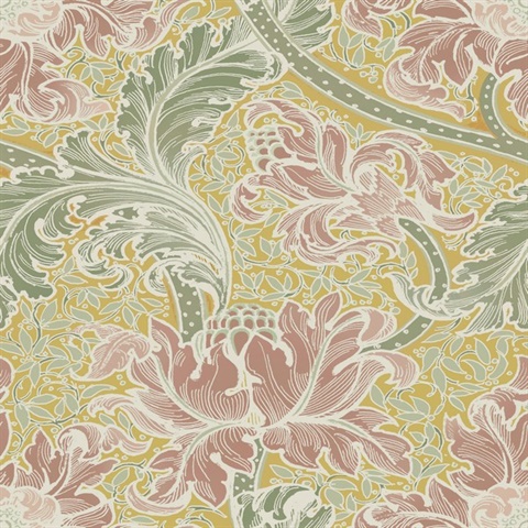 Morris Major Yellow Wallpaper