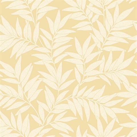 Morris Yellow Leaf Wallpaper