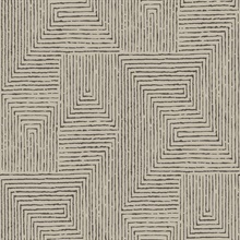 Mortenson Taupe Geometric Wallpaper