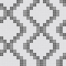 Mosaic Black Grid Wallpaper