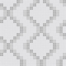 Mosaic Grey Grid Wallpaper