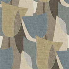 Mosley Modern Tulips Jeans Wallpaper