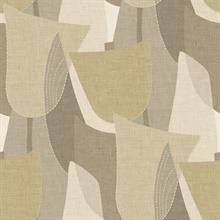 Mosley Modern Tulips Taupe Wallpaper