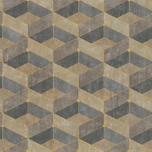 Muir Neutral Geometric Wallpaper