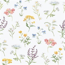 Multi Botanical Wallpaper