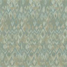 Multicolor Ikat Boho Ethnic Wallpaper