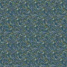 Multicolor Tapestry Blooming Flowers Buds and Leaves Rifle Paper Wallp