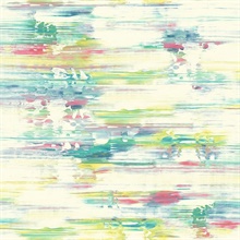 Multicolored Commercial Spatula Stripes Wallpaper