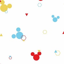 Multicolored Disney Minnie Mouse Dots Wallpaper