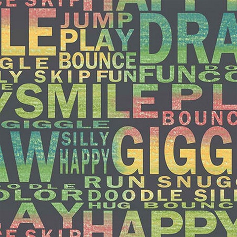 Multicolored Giggles Wallpaper