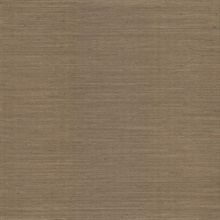 Mycroft Chestnut Grasscloth Wallpaper