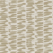 Myrtle Gold Abstract Textured Abstract Stripe Wallpaper