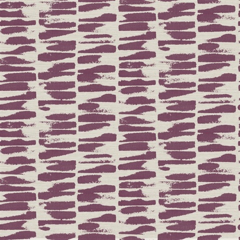 Myrtle Purple Abstract Textured Abstract Stripe Wallpaper