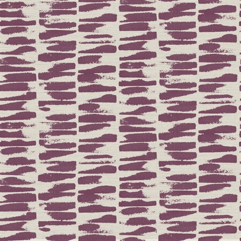 Myrtle Purple Abstract Textured Abstract Stripe Wallpaper