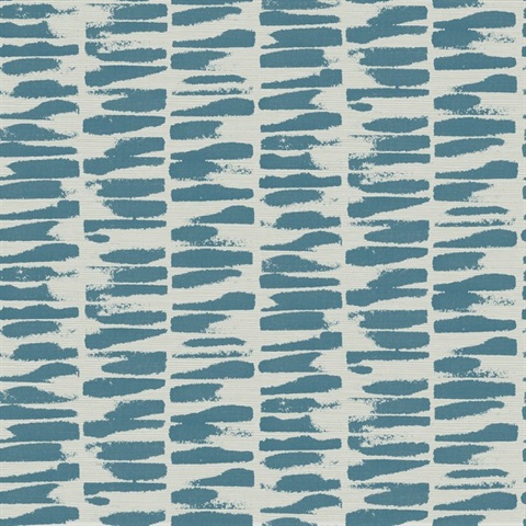 Myrtle Sea Green Abstract Textured Abstract Stripe Wallpaper