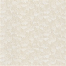 Naila Ivory Geo Weave 54" Commercial Grade Wallpaper