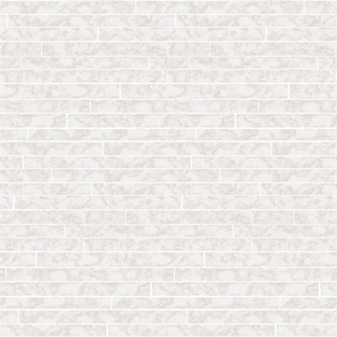 Namari Silver Distressed Tile Wallpaper