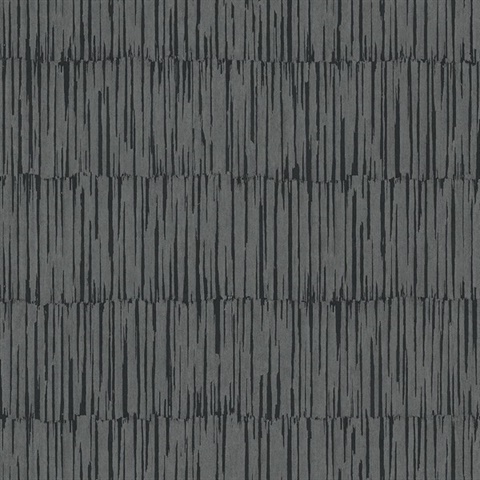 Naomi Striped Charcoal Wallpaper
