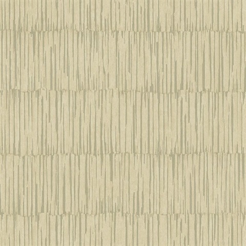 Naomi Striped Wheat Wallpaper