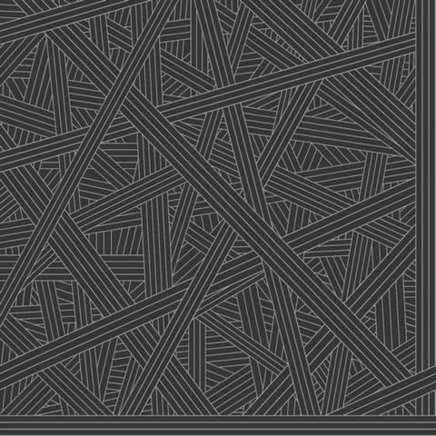 Nastri Black Italian Wallpaper
