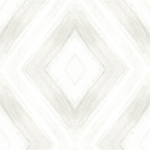 Natural Ballad Pearlescent Brushstroke Diamond Wallpaper