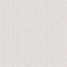 Natural Herringbone Greyish Beige Wallpaper