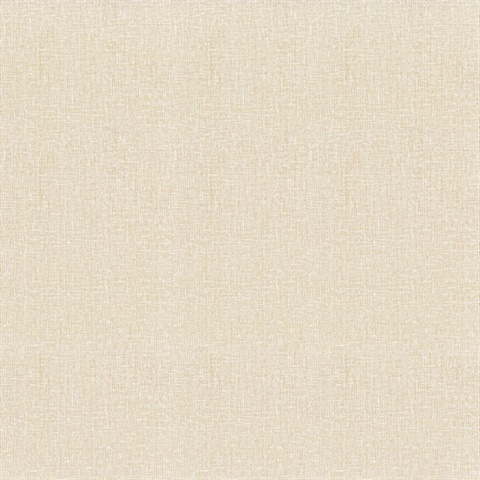 Natural Linen Khaki Textured Wallpaper