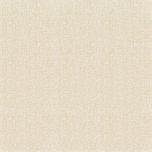 Natural Linen Khaki Textured Wallpaper