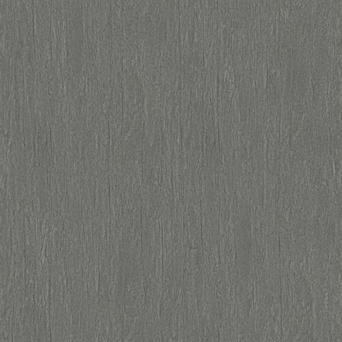 Pewter Grey Natural Bark Faux Texture Wallpaper