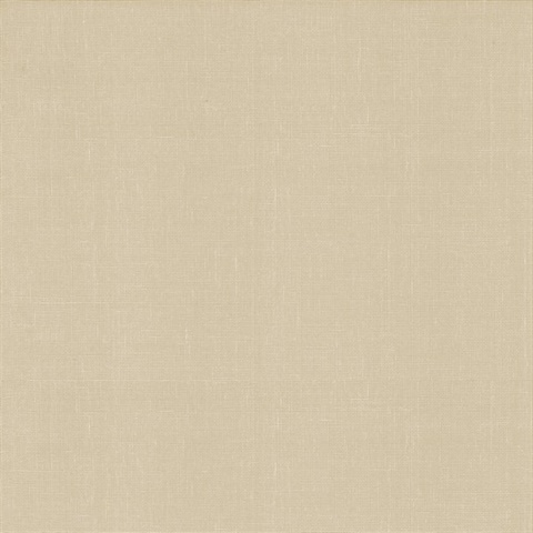 Natural Woven Linen Linen Wallpaper