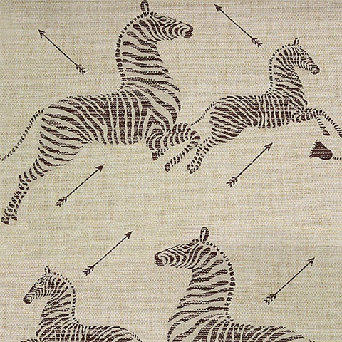 Natural Zebra Grasscloth Wallpaper