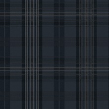Navy Austin Navy Plaid Wallpaper