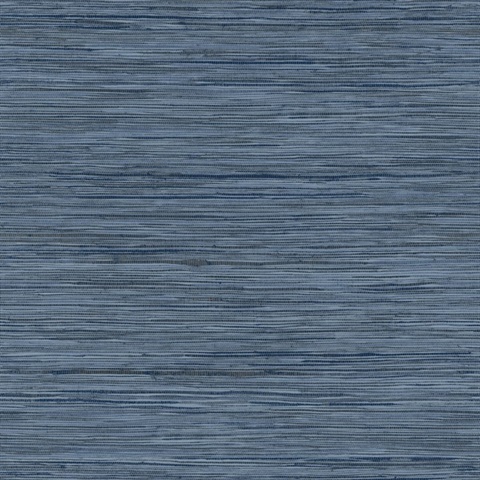 Navy Bahia Grass Peel and Stick Wallpaper