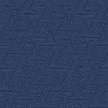 Navy Blue Triangle Geometric Shapes Wallpaper