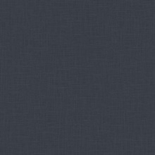 Navy Crosshatch Linen Wallpaper